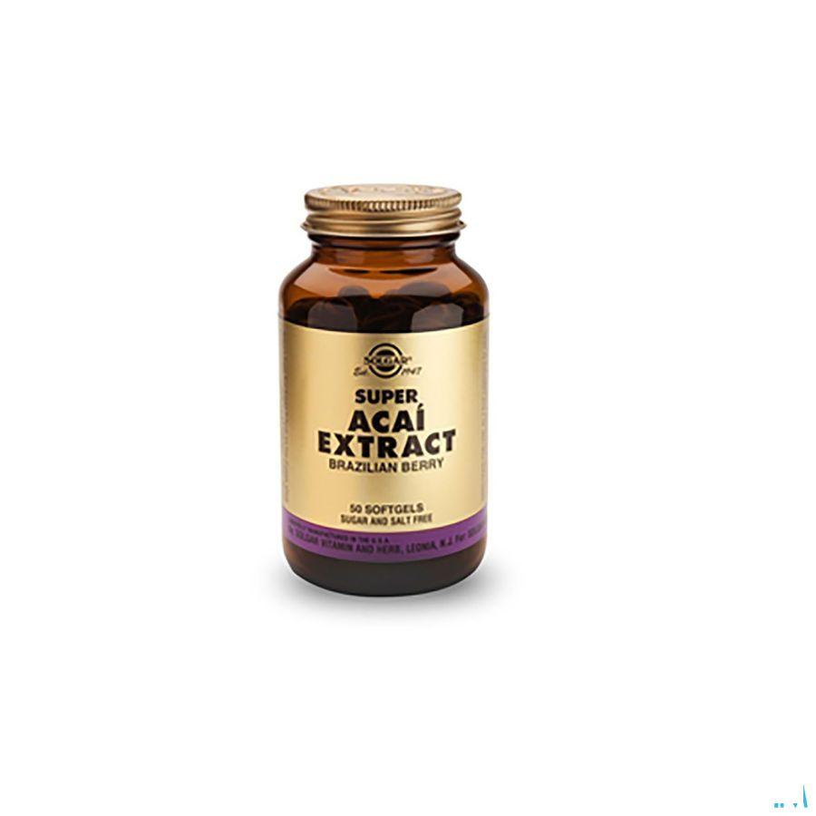 Super Acai Extract Brazilian Berry Softgel 50  -  Solgar Vitamins