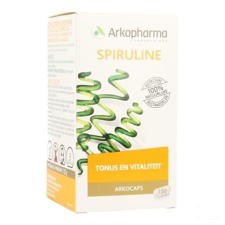 Arkogelules Spirulina Vegetal 150  -  Arkopharma 