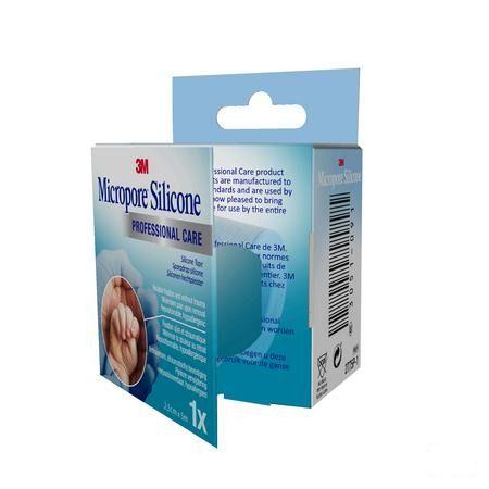 Micropore 3m Silicone Tape 25,0mmx5m 1 2775p-1  -  3M