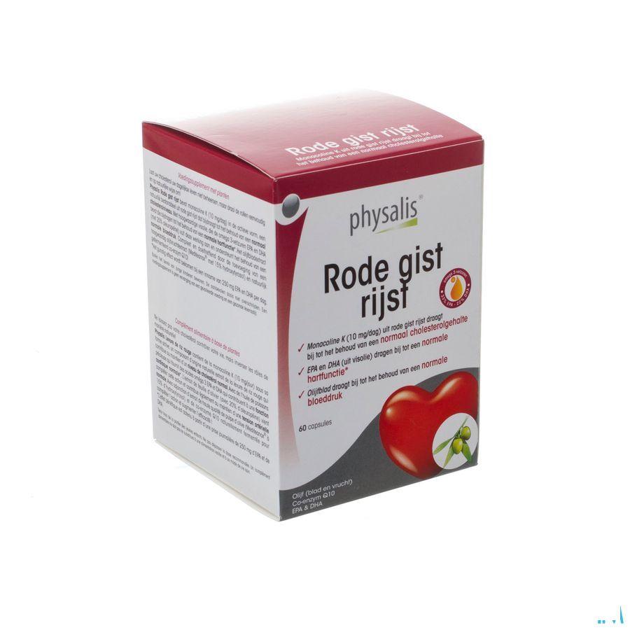 Physalis Rode Gist Rijst Capsule 60  -  Keypharm