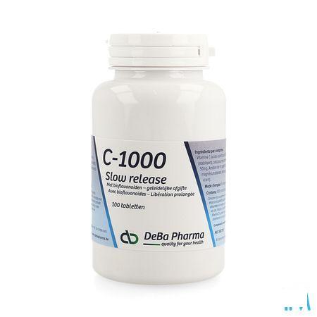 C-1000 Slow Release Plus Bioflavon. Tabletten 100  -  Deba Pharma