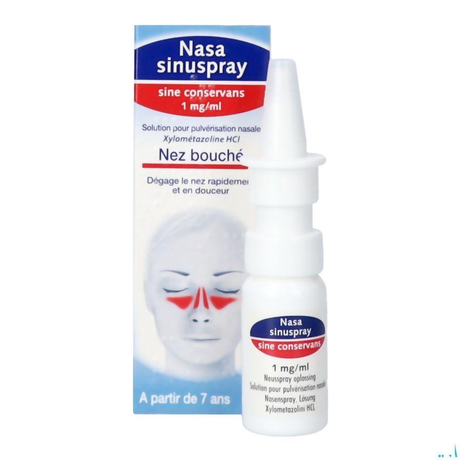 Nasasinuspray sine conservans 10 ml 0,1%