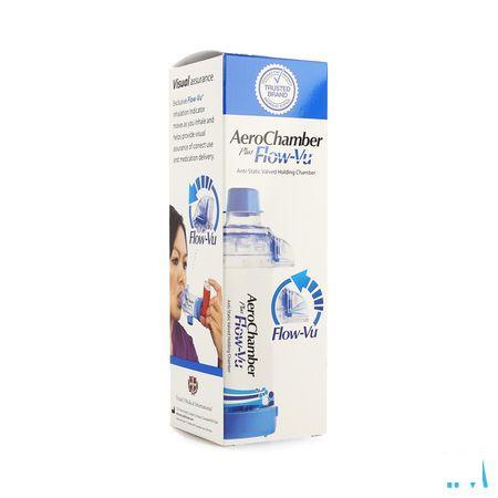 Aerochamber Plus Anti static + flow-vu-mouthpiece Adult  -  Hospithera