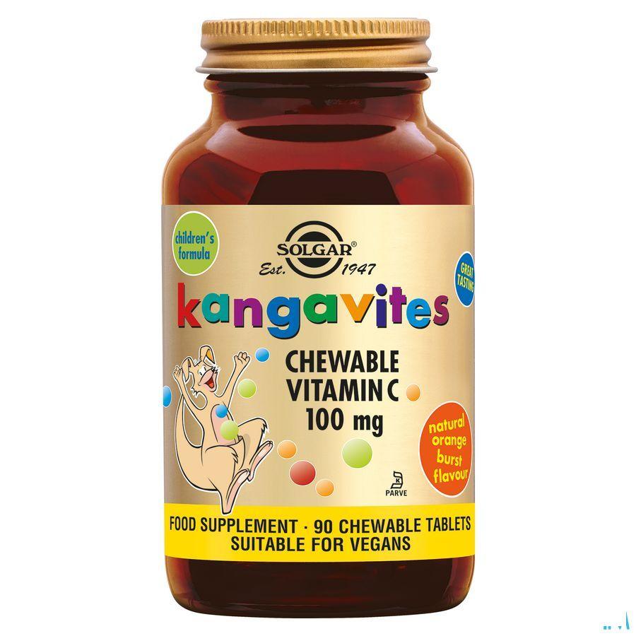 Solgar Kangavites Chew. Vit.c kauwtablettenet 90x100 mg  -  Solgar Vitamins