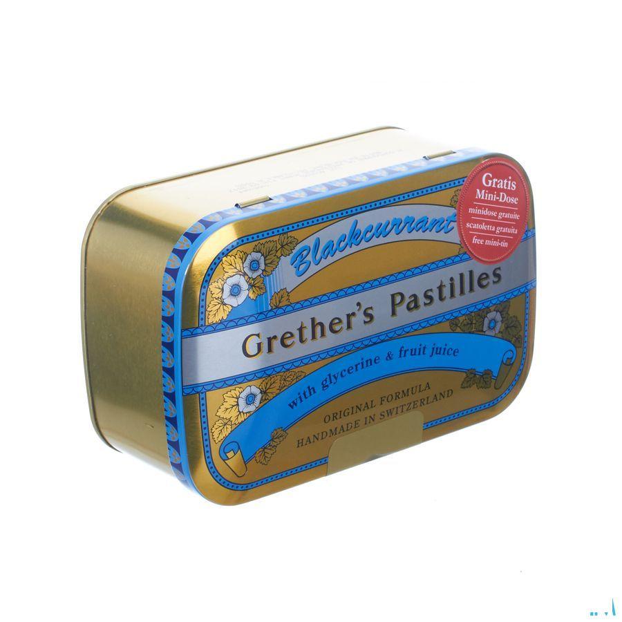 Grether's Pastilles Blackcurrant Pastille 440 gr  -  Melisana