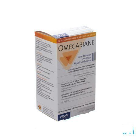 Omegabiane Levertraan Capsule 80  -  Pileje