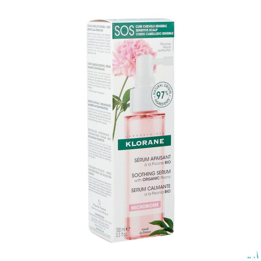 Klorane Capilaire Sos Serum Pioenroos Bio 100 ml