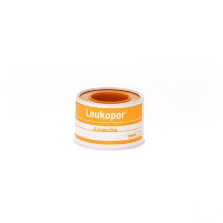 Leukopor Deksel Kleefpleist. 2,50cmx5,0m 1 0247200