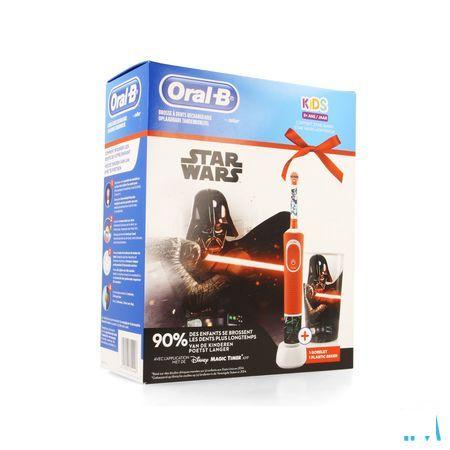 Oral-B Kids D100 Star Wars + Eb10 + Beker Gratis