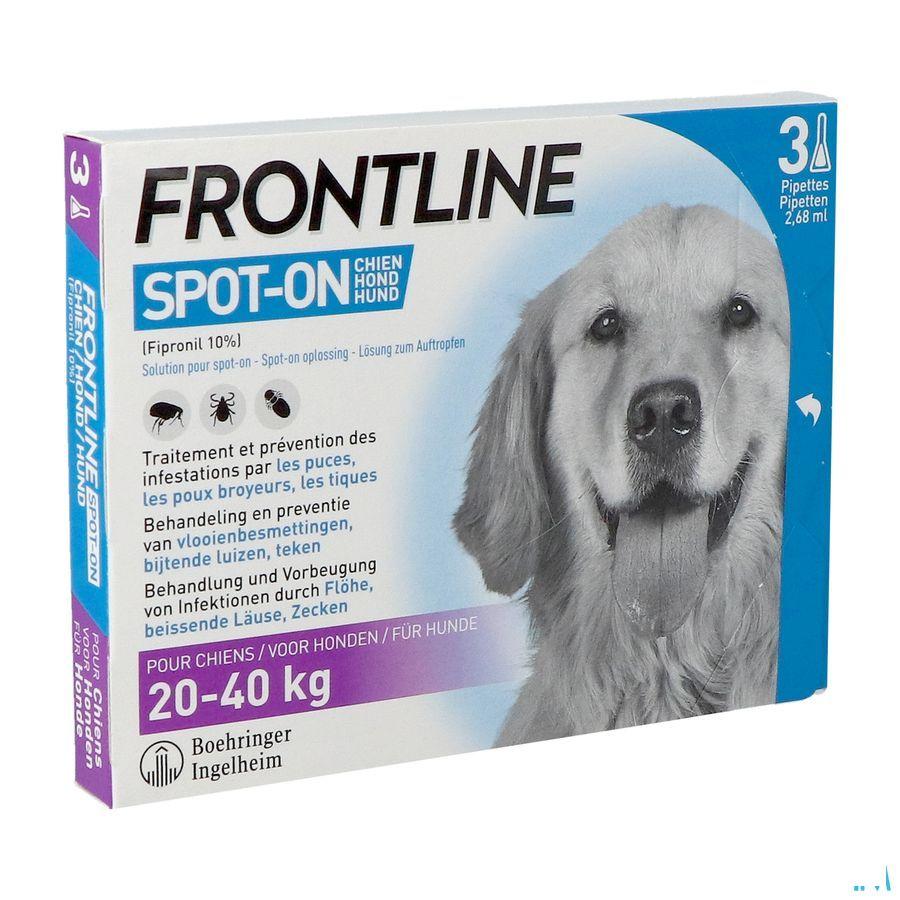 Frontline Spot On Hond 20-40kg et 3x2,68ml