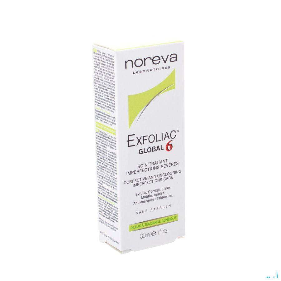 Exfoliac Global 6 Soin Trait.imperfect. Tube 30 ml  -  Noreva Led