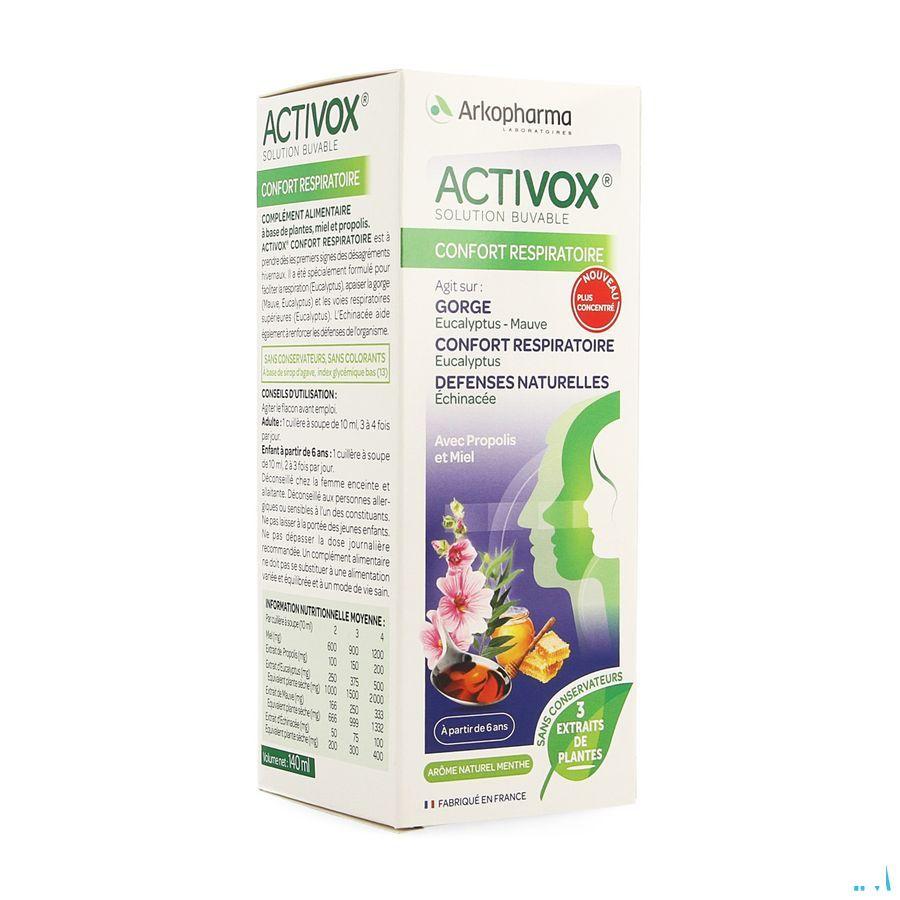 Activox Sirop Aux Herbes 150 ml  -  Arkopharma