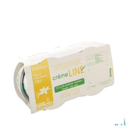 Cremeline + Vanille zonder lactose 4x125 gr  -  Nutrisens Medical