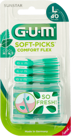 Gum Soft Picks Minty Large 40