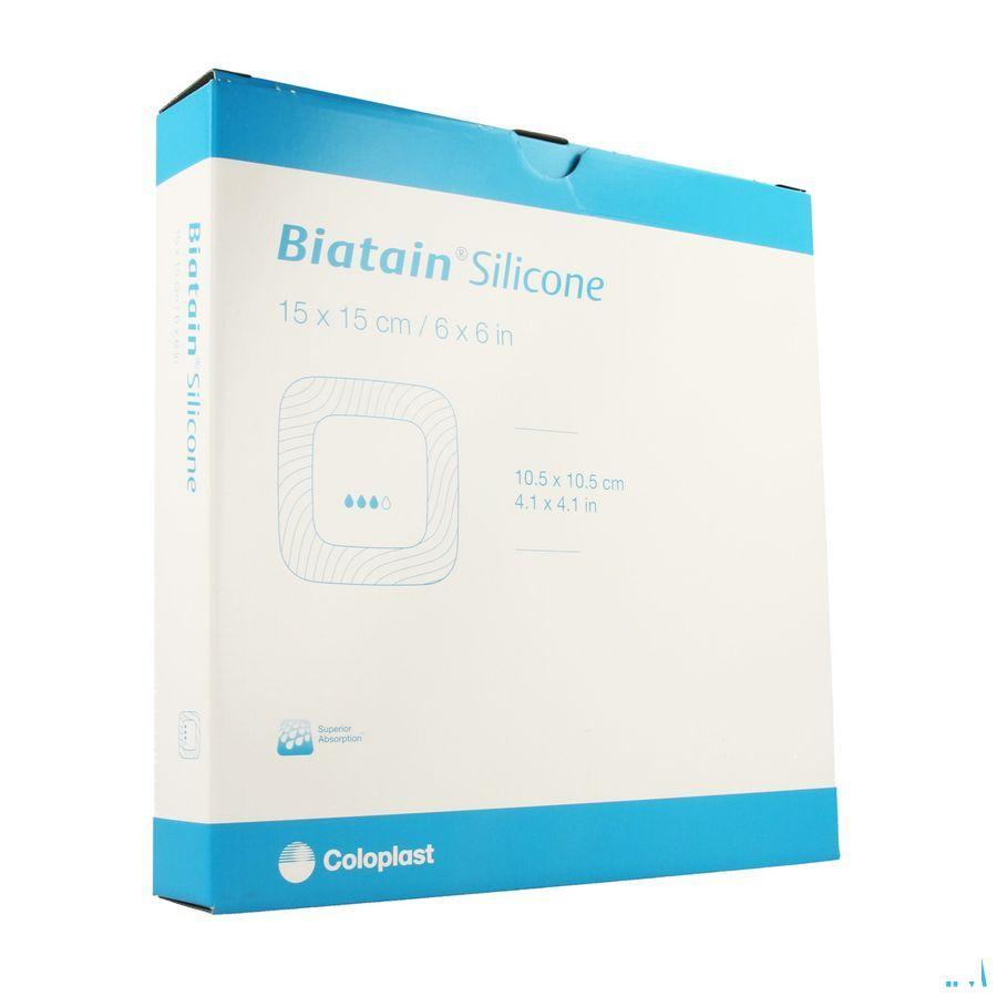 Biatain Silicone Pansement Mousse 15,0x15,0cm 5 33437  -  Coloplast
