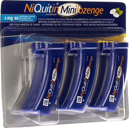 Niquitin 4,0 mg Minilozenge Comprimes A Sucer 60