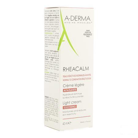 Aderma Rheacalm Creme Apaisante Legere Tube 40 ml  -  Aderma
