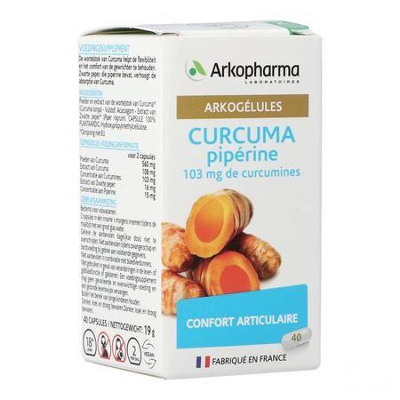 Arkogelules Curcuma Caps 40 Nf  -  Arkopharma 