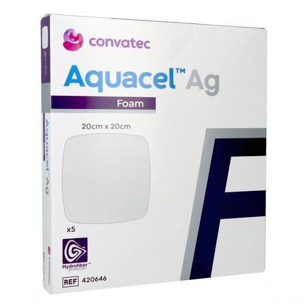 Aquacel Ag Foam Non Adhesif 20X20Cm 5