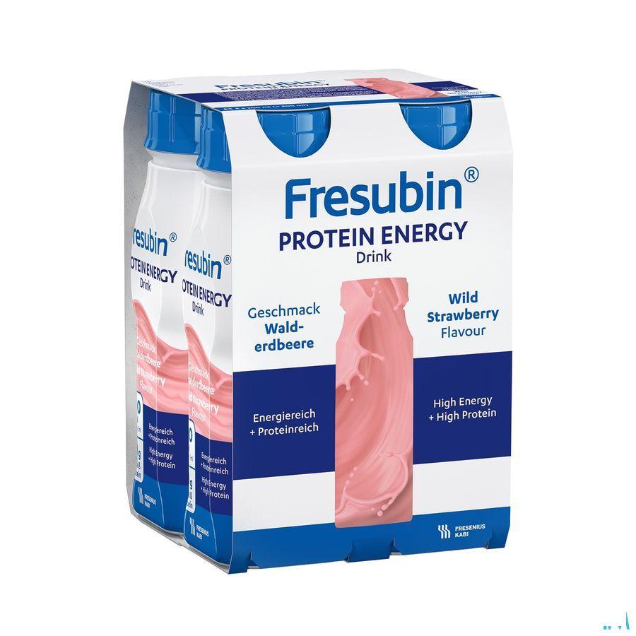Fresubin Protein Energy Drink 200 ml Fraise Des Bois/bosaardbei  -  Fresenius