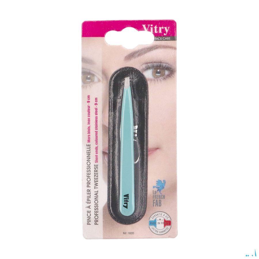 Vitry Classic Pince Epil Prof Oblique Inox 1022  -  Vitry