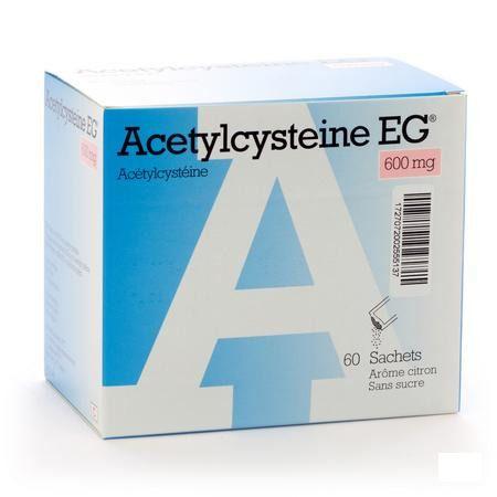 Acetylcysteine EG Sachets 60x600 mg  -  EG