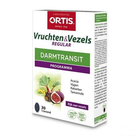 Ortis Fruits & Fibres Regular Comprimes 30  -  Ortis