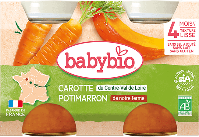 Babybio Potjes Potim.-Wortel 2X130g