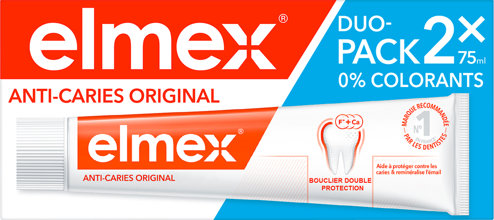 Elmex A/Caries Tandpasta 2X75 ml