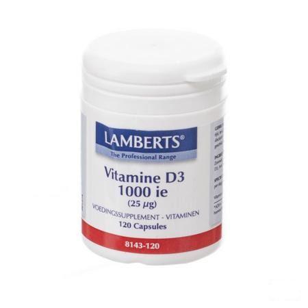 Lamberts Vitamine D 1000IE25 µg Tabletten 120  -  Health Benefits 08