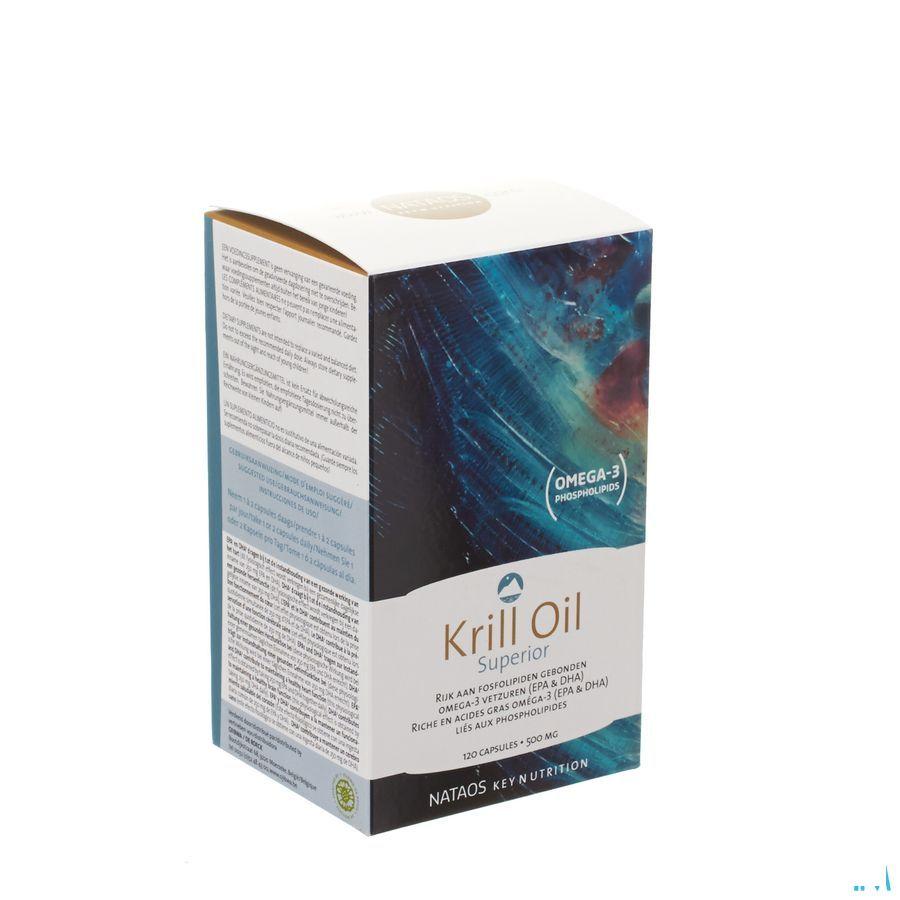 Krill Oil Superior GelCapsule 120x500 mg  -  Ojibwa-De Roeck