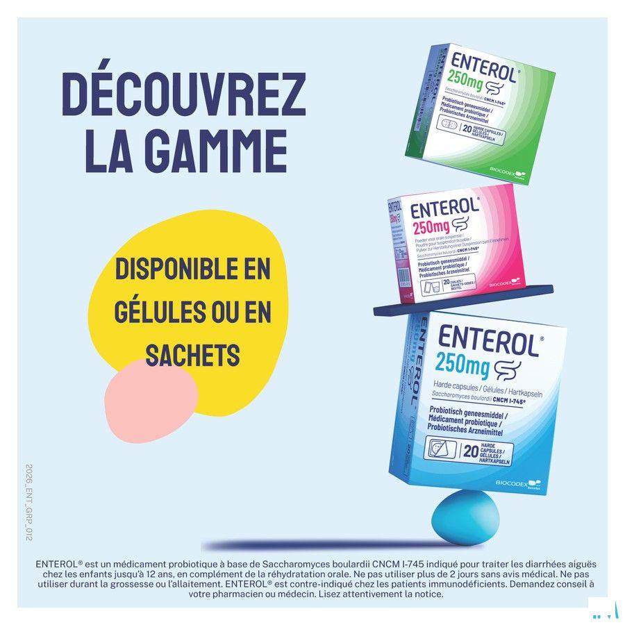 Enterol 250 mg Capsule Harde Dur S/blister 10x250 mg