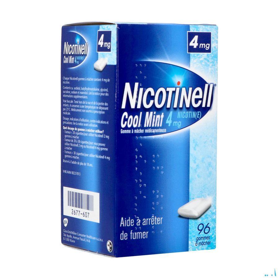 Nicotinell Cool Mint 4 mg Kauwgom 96