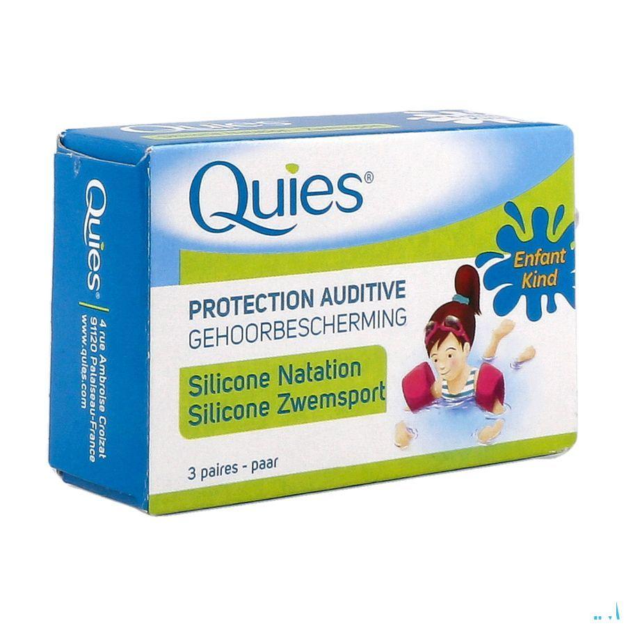 Quies Protection Auditive Natation Enf Sil.3paires  -  Quies