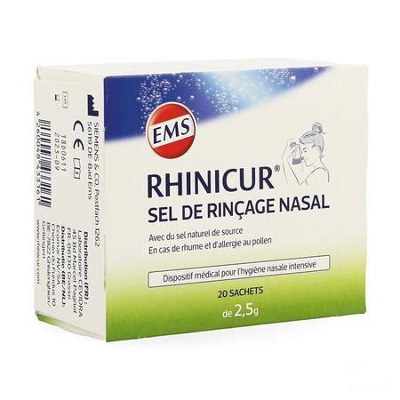 Rhinicur Nasaal Spoelzout Zakje 20x2,5 gr