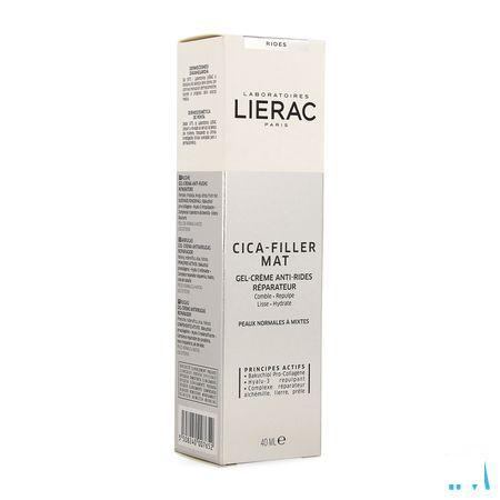 Lierac Cica Filler Gel Creme Anti rides Repar. Tube 40 ml