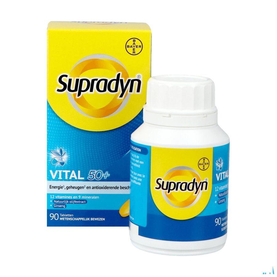 Supradyn Vital 50 + Filmomhulde tabl 90