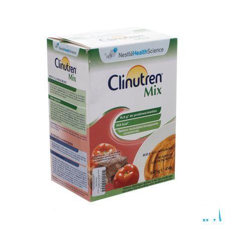 Clinutren Mix Runds Hongaars Zakje 6x75 gr  -  Nestle