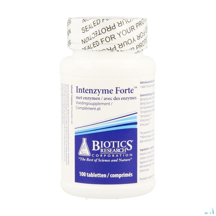 Biotics Intenzyme Forte 100 tabletten  -  Energetica Natura