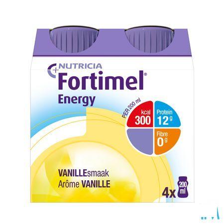 Fortimel Energy Vanille 4x200 ml 2320521  -  Nutricia