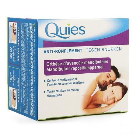 Quies Orthese Mandibulaire Anti ronflement Apnee  -  Quies