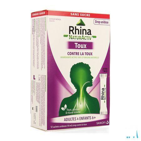 Rhina Natur Activ Hoest Zak 12x10 ml