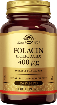 Solgar Folacin (Acide Folique) Comp 250X400Mcg  -  Solgar Vitamins