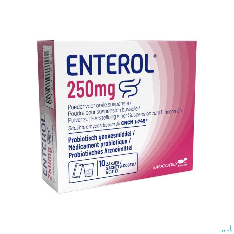 Enterol 250 mg Pulv Sachets 10