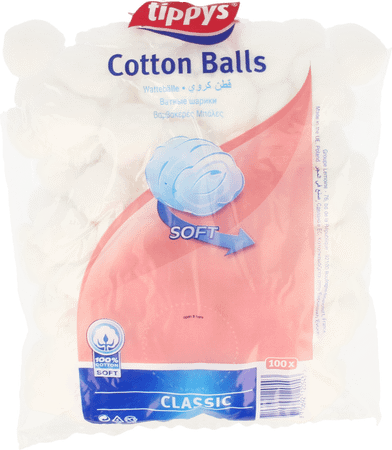 Tippys Ouate Tampons Blanc 100  -  I.D. Phar