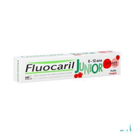 Fluocaril Tandpasta Junior Rood Fruit 75  ml Nf