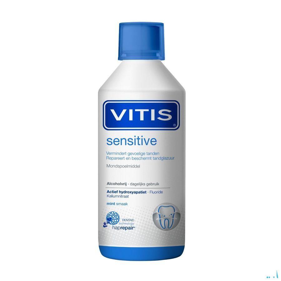Vitis Sensitive Mondspoelmiddel 500 ml  -  Dentaid