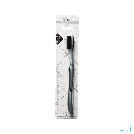 Superwithe Tandenborstel Black Edition Soepel