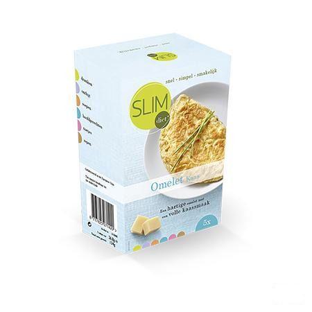 Slimdiet Omelet Kaas Zakje 5x25 gr  -  Slimdiet Bv
