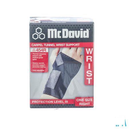 Mcdavid Carpal Tunnel Wrist Supp.right One Size454